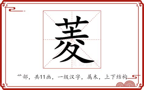 菱的造詞|菱字的意思